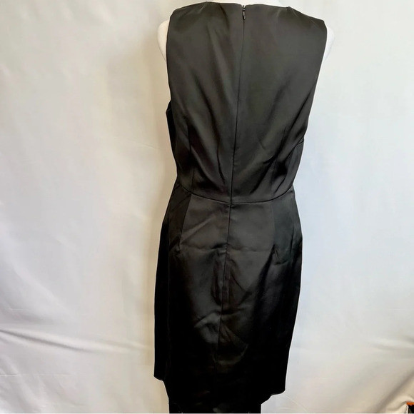 NWT Keepsake The Label Dress Formal Little Black Sleeveless Fringe Size Large - Picture 10 of 14